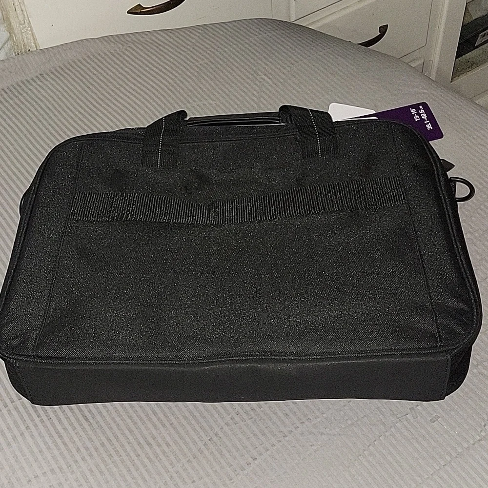 TARGUS NEW Classic Slim Briefcase Messenger Padded‎ Laptop Bag 15